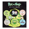 GB eye Rick & Morty Characters Badge Pack