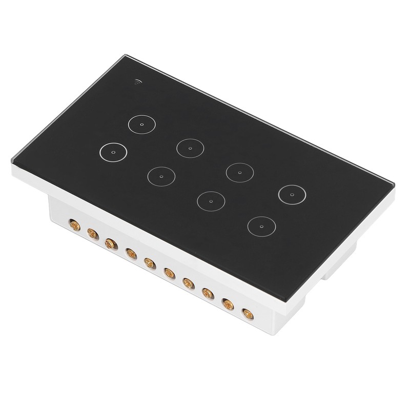8 Gang Smart Switch WiFi Wall Switch Remote Control Touch