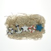 Bilipala Rustic Nautical Decorative Fishing Net Wall Hangings Decor with