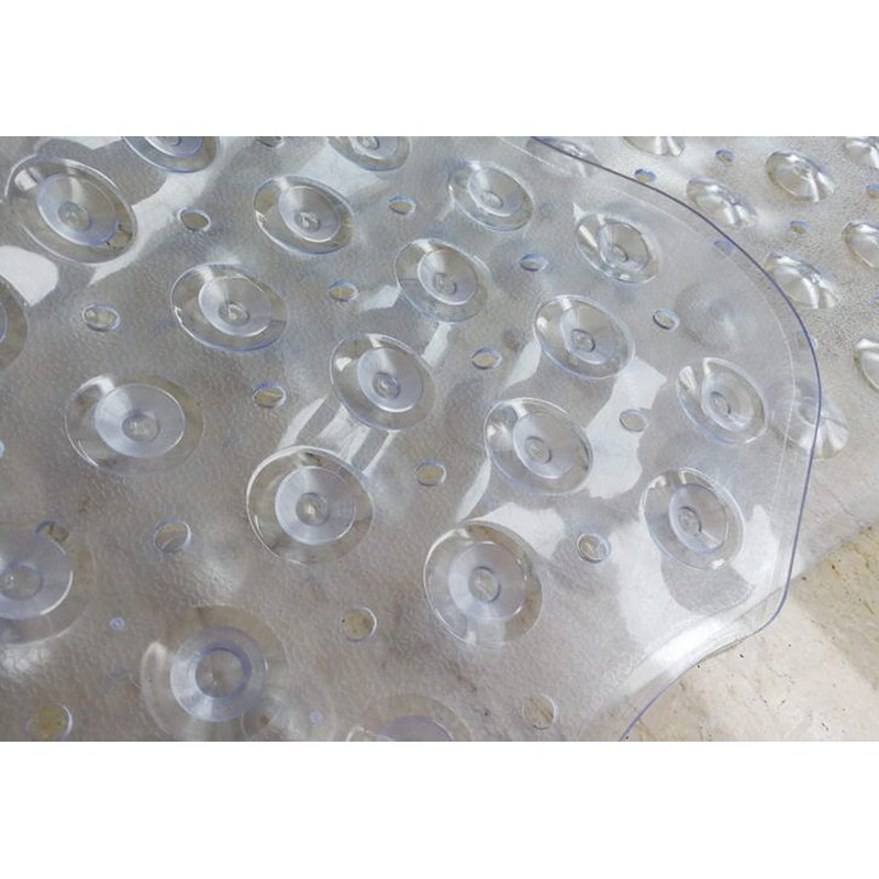 Non Slip PVC Natural Rubber Bath Mat with Suction Cup