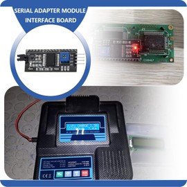 ECSiNG IIC I2C Serial Adapter Interface Board Module Port for LCD1602 Display 5V 2mA 2004 LCD Display Module Reflective Adapter Pack of 5