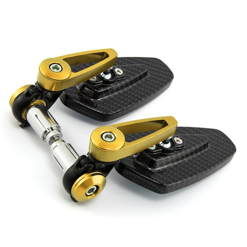 7/8'' Motorcycle End Bar Mirror 22mm Rearview Mirror Universal Motorbike