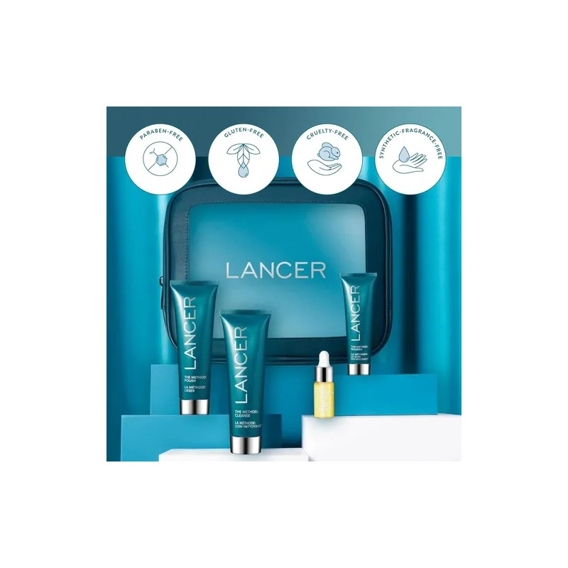 Lancer Skincare The Method - Kit De Introducción, Exfoliante