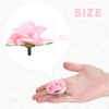Kesoto Kesoto 50pcs Pink Roses Artificial Flowers Bulk, 1.6" Small