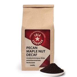 Lola Savannah Pecan Maple Nut Flavored Ground Decaf Coffee, 2lb