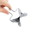 Stainless Steel Dumpling Wrapper Dough Cutter,Circle Dough Blade Roller Ravioli