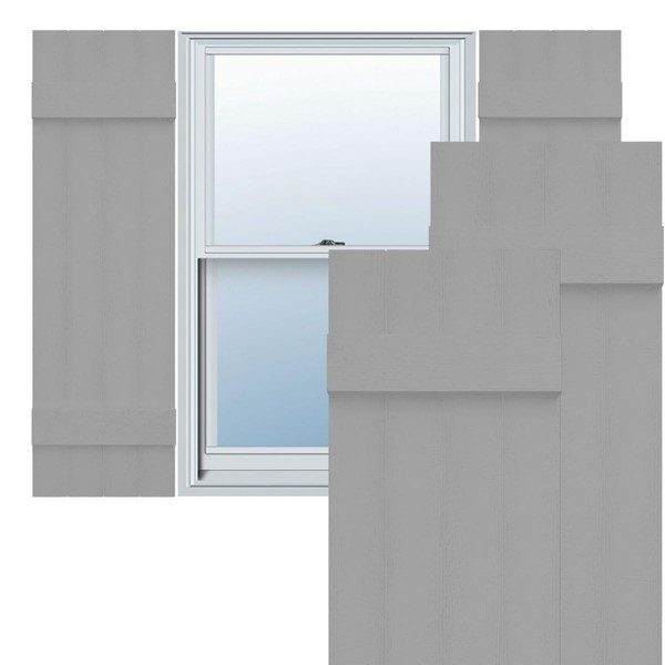 Ekena Millwork Lifetime Vinyl LJ4S14X04700PG Standard Four Board Joined, Board-n-Batten