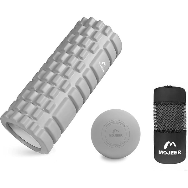 Foam Roller Myofascial Release 2 Pack Massage Ball Stretching Pole
