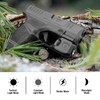 WARRIORLAND IWB Kydex Holster with 150 Lumens Min Gun Light