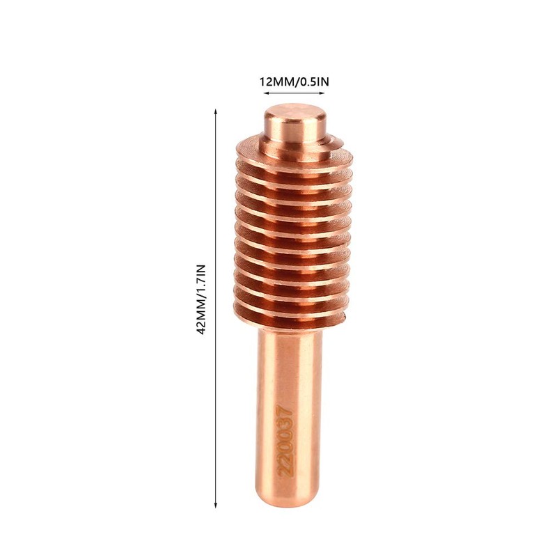 220037 Plasma Cutter Cutting Torch Consumables Electrodes Kit 5 Pcs/set