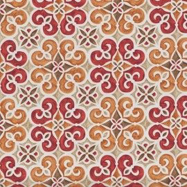 Pillow Perfect Throw Pillow Tile, Lumbar - 11.5" x 18.5", Marbella Tuscan Brown 2 Count