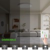2Pack 15.8Inch LED Flush Mount Ceiling Light Fixture,32W 3200LM, Dimmable