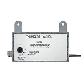 iLIVING ILG-002T Fan Thermostat Control Box, Silver