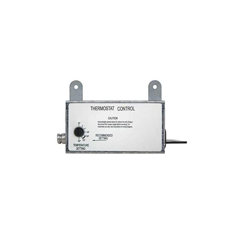 iLIVING ILG-002T Fan Thermostat Control Box, Silver