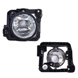 ANTUKO 2 piezas de luz antiniebla transparente para lente izquierda y derecha de repuesto para Acura TSX 2009-2010
