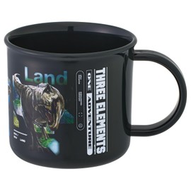 Skater KE4A-A Jurassic World Reverse Bento Plastic Cup, 6.8 fl oz (200 ml), For Kids, Dishwasher Safe, Made in Japan