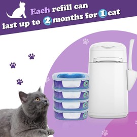 Cat Litter Refill Bags (2 Pack) Compatible with Litter Cat Genie Standard, Plus and XL Pail Refills