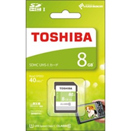 TOSHIBA SD Card Class 10 UHS - I Compatible (Maximum Transfer Rate 40MB/s) SDAR40NG