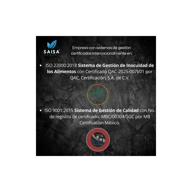 Creatina Monohidratada Alta Absorción 500 G Saisa Herbal Sin Sabor