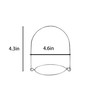 8 Pack Mason Jar Wire Hangers, Mason Jar Handle &