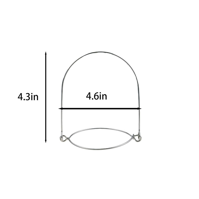 8 Pack Mason Jar Wire Hangers, Mason Jar Handle &
