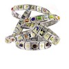 Sexy Sparkles Dog with Spots Italian Link Bracelet Charm