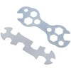AYLIFU 2 PCS Multi-Hole Bicycle Wrench Steel Galvanized Mountain Bike