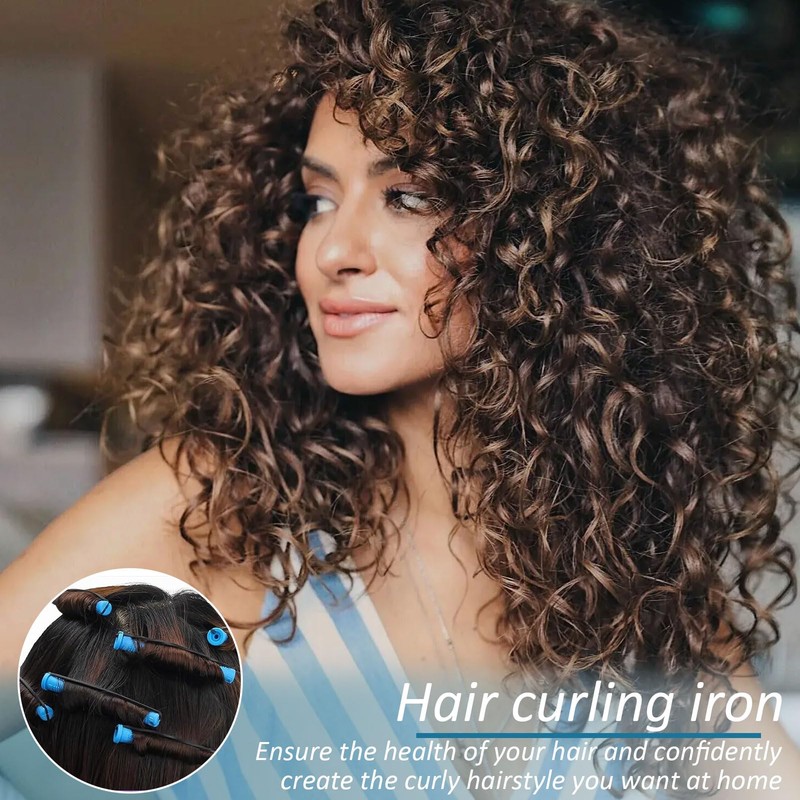 60 pieces permanent hair curls, small size, curlers, short hair,