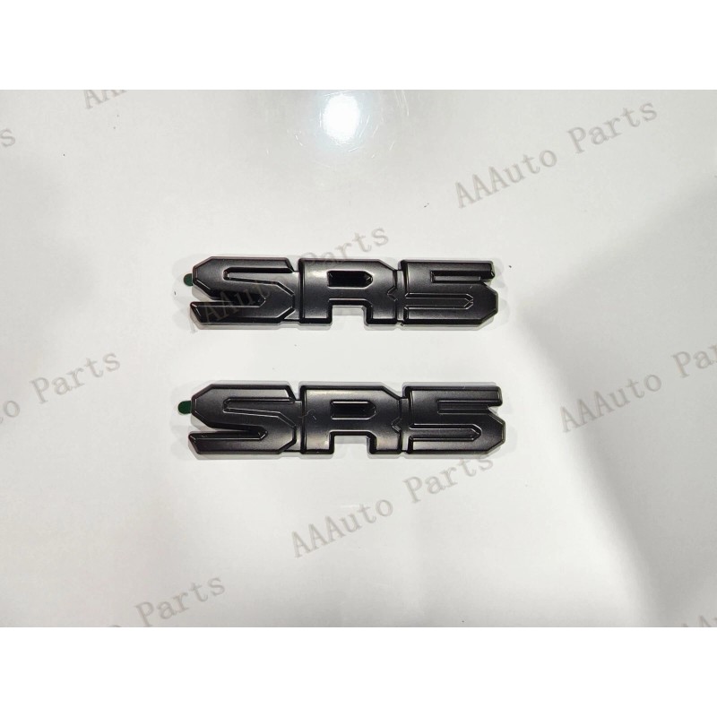 Toyota 5PCS 2022+ TUNDRA "SR5" 4X4 Matte BLACKOUT EMBLEM BADGE