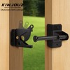 KINJOUZ Self Locking Gate Latch for Wooden Fence, Heavy Duty
