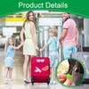 Dfuqanb Pack of 12 Suitcase Locks, Suitcase Lock with Key,