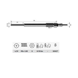 4 Pcs Heater Glow Plugs Intended For PEUGEOT Bipper Van, Bipper Tepee 1.3 HDi (2010 - Onwards) 5960L4, 1826357 - AUTORCE
