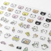 Midori 82685006 82686006 Notebook Sticker Emoji Cat Pattern + Bear