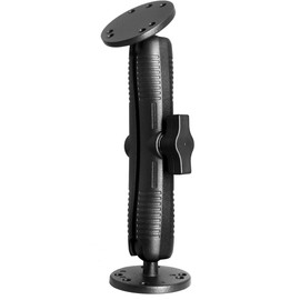 WINDFRD 1" Double Ball Mount with Two AMPS Round Plates, Long(17cm/6.7'') Aluminum Arm with 1 inch / 25mm / B Size Ball Adapters, Compatible with RAM, Arkon, iBolt and More