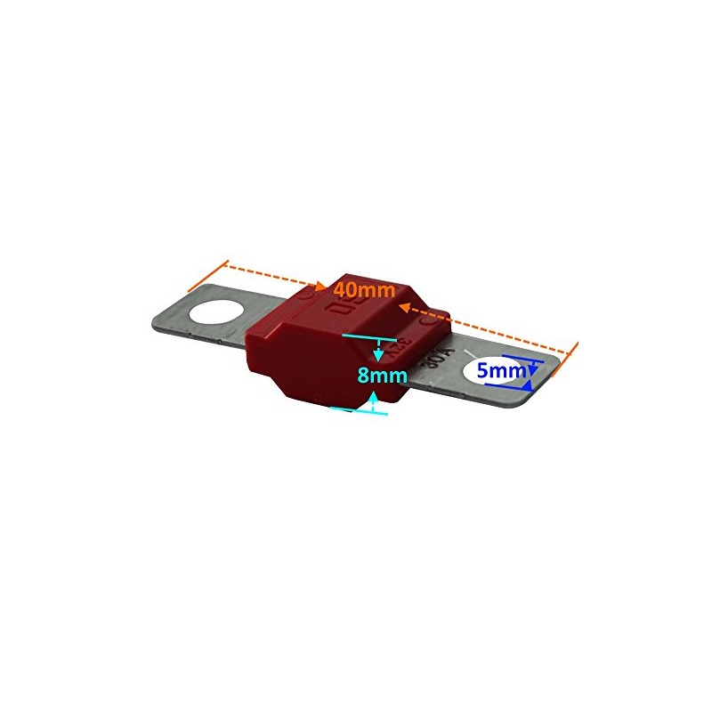 AERZETIX - C10055 - Fuse - Large - Red -