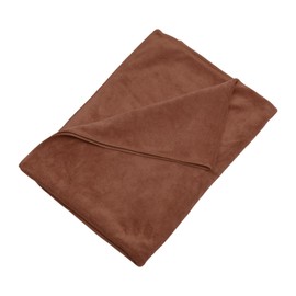 INFINAUTO Cleaning Cloths Towel,Car Drying Plush Cloth Absorbent Microfiber Coffee,1pcs 420g/㎡ 60x160cm