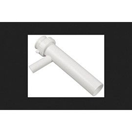 Danco 94023 1-1/2-by-8" Dishwasher Tailpiece, Direct Connect, PVC, White