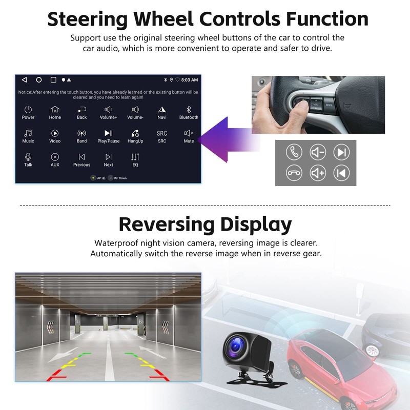 SIXTOP 2+64G Android 13 Car Stereo Radio for Hyundai Sonata