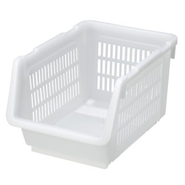 JapanBargain 3027, Japanese Stackable Storage Bin Kitchen Pantry Organizers Food Basket for Fruit Potato Condiments and Spices, Made in Japan
