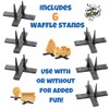 Train Set Waffle Maker- Build Waffle or Pancake Shaped Tracks,