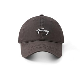 Karsaer G0187 Women's Cap, Simple, Men's, Solid, All Seasons, Stylish, Cotton, Baseball Cap, Adjustable, Breathable, 100% Cotton, UV Protection, Sunshade, Popular, Unisex, gray