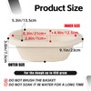 Sourdough Banneton Bortform 21cm/8inch Oval Pulp Bread Proofing Basket Set