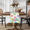 ANOTION Easter Table Runner, Table Runner 72 Inches Long, Easter