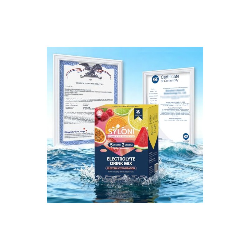 Syloni Electrolyte Powder Variety Pack - Sugar Free Hydration Mix