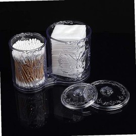 Ravina Cotton Pad and Q-tip Case Organizer