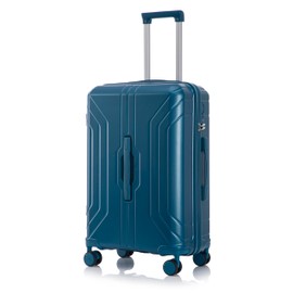 ROCKRAIN 3-Piece ABS Spinner Luggage: 20"/24"/28" Hard Shell Suitcase Set - 360° Silent Wheels & TSA Lock - Modern Travel Luggage for Business & Vacation