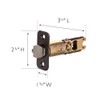 Design House 790527 2-Way Adjustable Entry Round Corner Latch Oil