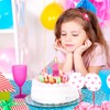 ElekFX Number 1 Birthday Candle, Rose, Unscented, 3.1 x 5.9
