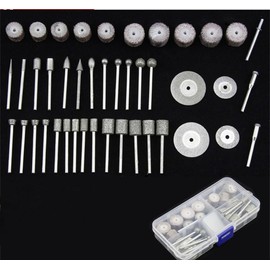 Carving Expert Stone Carving Set Polishing Rotary Tools Diamond Burr for Carving/Engraving Stone, Rocks, Jewelry, Glass, Ceramics For Dremel Rotary Tools
