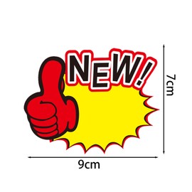 300 Pcs Starburst Tags Retail Sale Tags Price Labels Starburst Store Label for Shop Retail Store Grocery 6 Styles